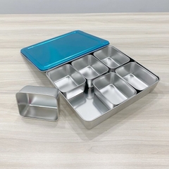 Bộ gia vị 6 ngăn inox 171005