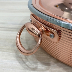 Bộ đèn hâm nóng thức ăn kèm nồi – nắp inox 121933