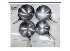 CHẢO SẮT TAY CẦM CÁN GỖ 36CM Cherry