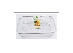 CHERRY - RỔ LƯỚI INOX CHỮ NHẬT ĐẠI 38x28CM