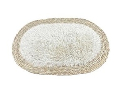 THẢM LÔNG VIỀN CỐI OVAL CAO CẤP - NEW 40X60 Cherry