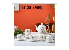 BỘ TÁCH TRÀ SỨ CAO CẤP 15 MÓN 14-28（989） Cherry