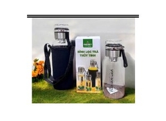 CHERRY - BÌNH LỌC TRÀ THỦY TINH + TÚI 1200ML