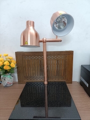 Đèn hâm nóng thức ăn 2 bóng có đế (đá) 121166D