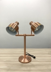 Đèn hâm nóng thức ăn 2 bóng đồng, đế tròn đồng 121169G