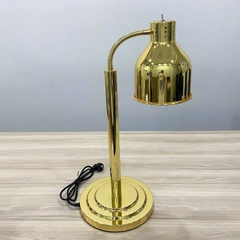 Đèn hâm nóng thức ăn đế inox màu vàng 121852