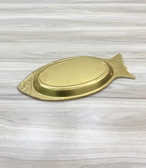Dĩa cá inox vàng YP40G