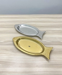 Dĩa cá inox vàng YP40G
