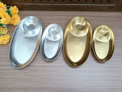 Dĩa Oval inox vàng lớn DXCD30402G