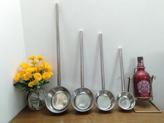Gáo inox cán dài (12x35cm) 124611