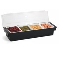 Hộp nhựa đựng topping 4 ngăn FJ15284
