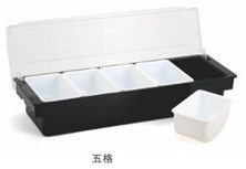 Hộp nhựa đựng topping 5 ngăn FJ15285