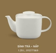 Bình trà 1.25 L + nắp Minh Long - VUÔNG LYS