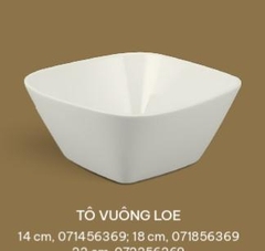 Tô vuông loe 14 cm Minh Long - VUÔNG LYS