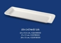 Dĩa chữ nhật dài 31 x 12 cm Minh Long - AnhVu Lys