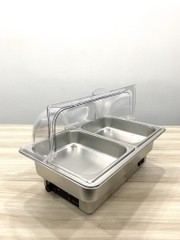 Nồi hâm buffet 2 ngăn nắp PC YD-7055P-2