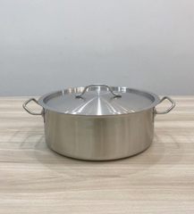 Nồi lẩu inox 2 đáy 110544 (φ220×H85)