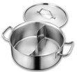 Nồi lẩu inox uyên ương 2 đáy (φ180×H85) 110651