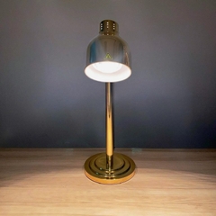 Đèn hâm nóng thức ăn đế inox màu vàng 121852