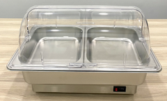 Nồi hâm buffet 2 ngăn nắp PC YD-7055P-2