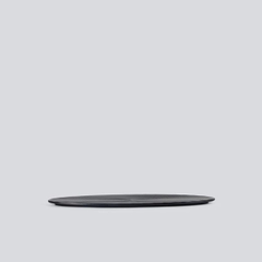 Dĩa oval cạn nhám Superware PV387-12 - đen