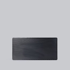Dĩa chữ nhật nhám Superware PV393-10 - đen
