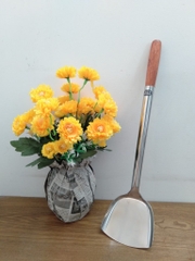 Sạn thợ inox cán gỗ #2 186342 (φ12.5cm - dài 51cm)