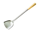 Sạn thợ inox cán gỗ #1 186343 (φ13.5cm - dài 52cm)