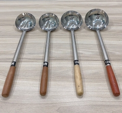 Vá thợ inox cán gỗ #10 186333 (φ14cm - dài 50cm)
