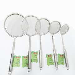 Vợt Bọt Nano Inox Cán Tròn Cherry