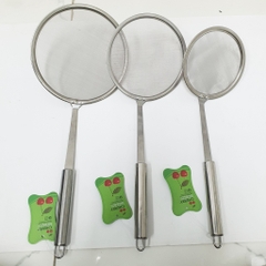 Vợt Bọt Nano Inox Cán Tròn Cherry