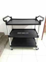 Xe phục vụ 3 tầng đen L-010B