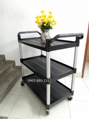 Xe phục vụ 3 tầng đen L-010B