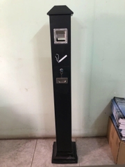 trụ gạt tàn hình mái T-019