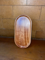 Khay Gỗ Oval Trung 10x22cm