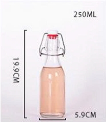 Bình thủy tinh nắp gài