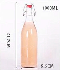 Bình thủy tinh nắp gài