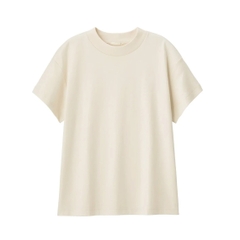 Áo Thun Nữ Cổ Cao Tay Ngắn GU Cotton Tee