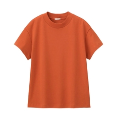 Áo Thun Nữ Cổ Cao Tay Ngắn GU Cotton Tee