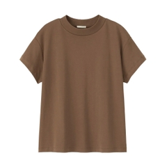 Áo Thun Nữ Cổ Cao Tay Ngắn GU Cotton Tee