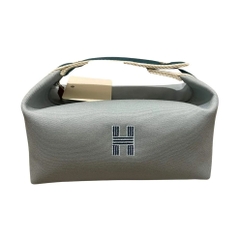 Túi Cầm Tay Nữ Hermès Bride A Brac Case Size PM Màu Xanh Nhạt