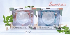 Bát ăn dặm kèm thìa dĩa EMMAKIDS