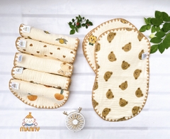 Gối xô 10 lớp Muslin Tree Manny