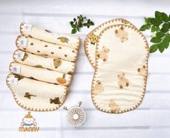 Gối xô 10 lớp Muslin Tree Manny