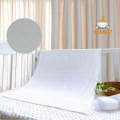 Khăn tắm 100% sợi tre 2 lớp trơn Manny