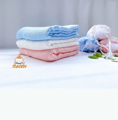 Khăn tắm 100% sợi tre 2 lớp trơn Manny