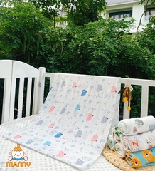 Khăn tăm 100% sợ tre túi vải Manny