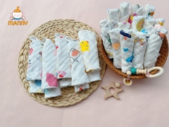 Set 5 yếm xô 6 lớp MANNY
