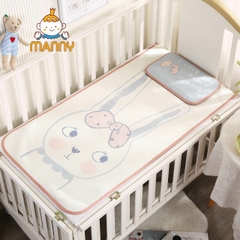 Bộ chiếu lụa kèm gối Muslin Manny