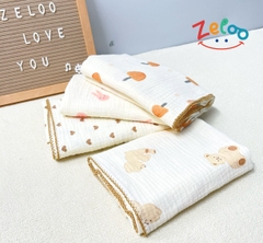 KHĂN TẮM MUSLIN ORGANIC CAO CẤP 90x90